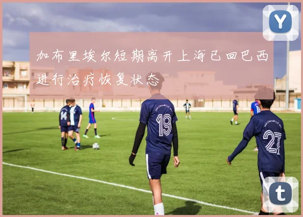 加布里埃尔短期离开上海已回巴西进行治疗恢复状态